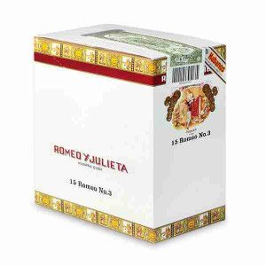 罗密欧 3号 40&times;117mm 15支 (5*3支/盒)<BR>ROMEO y JULIETA ROMEO NO.3 AT<!---->